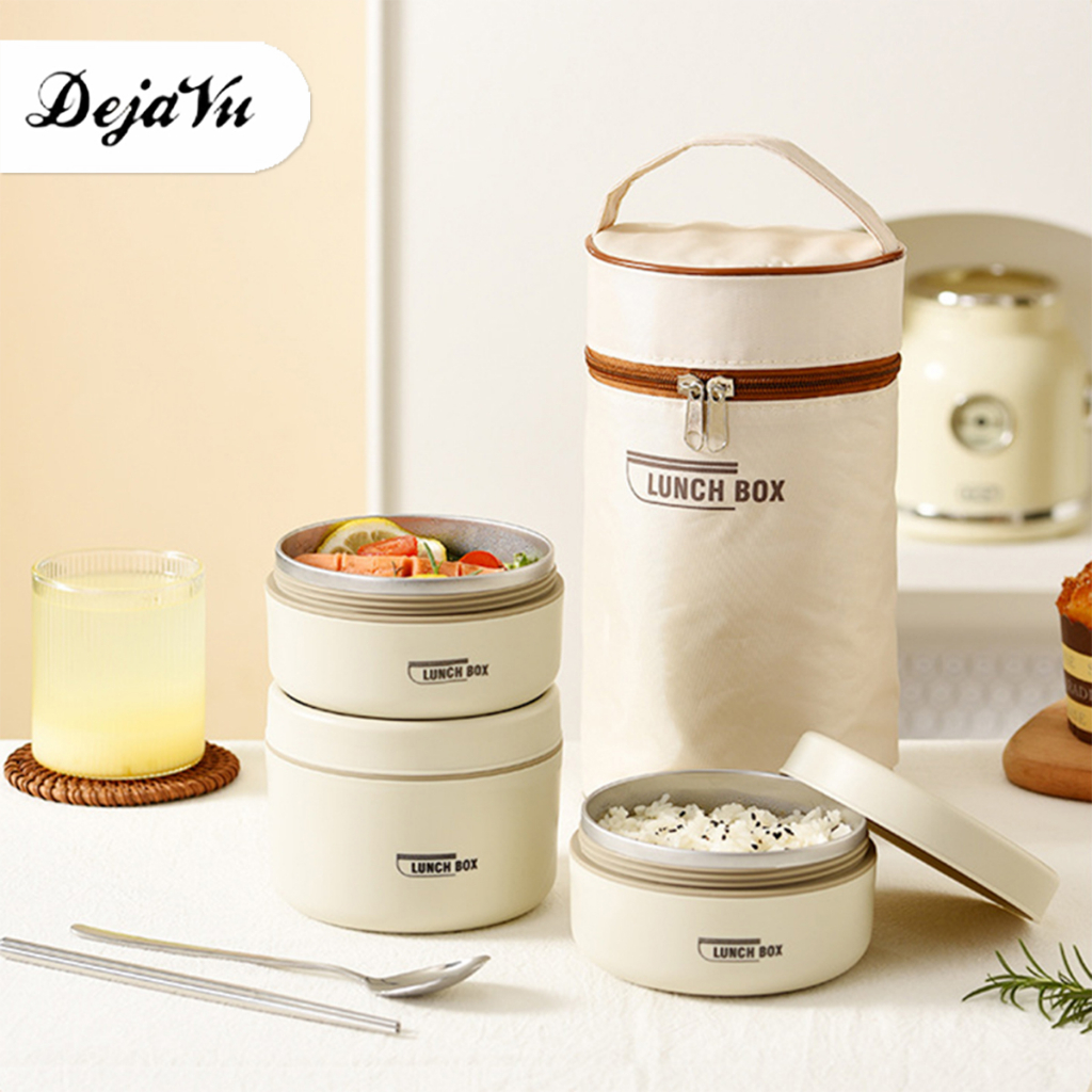 Dejavu Termos Sup Makanan Kotak Bekal Nasi Tahan Panas Tempat Bekal Makan Lunch Box HMB106