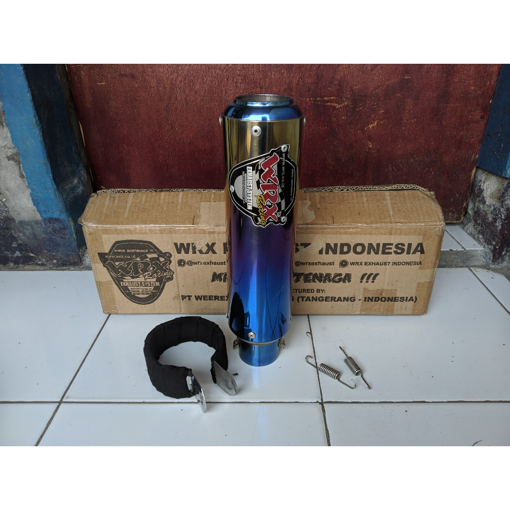 Silincer Wrx Gp6 K1 Bluemoon Original Produk