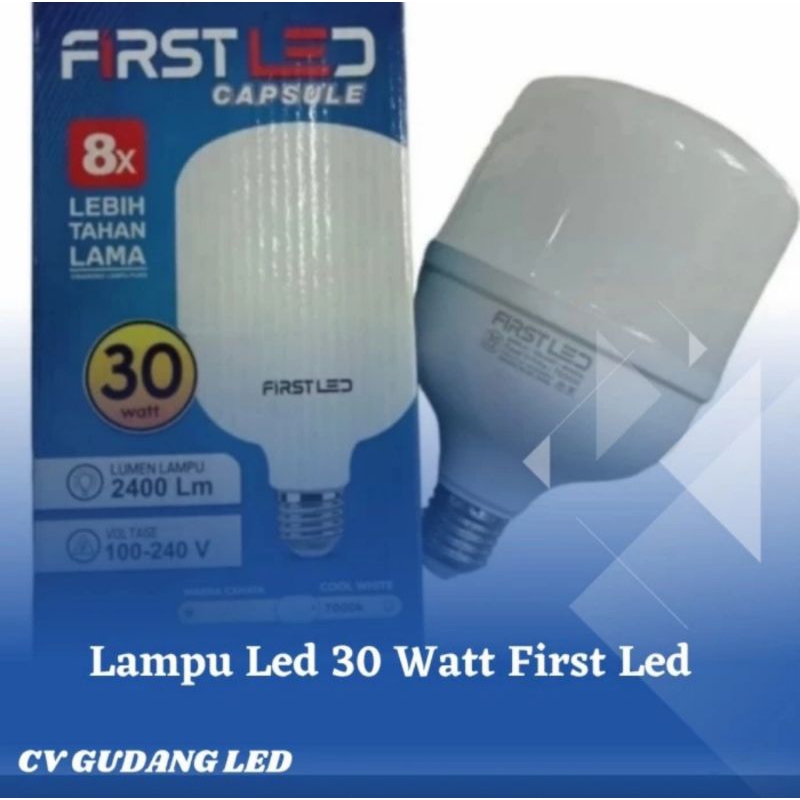 Lampu led 30watt 7000k- FIRSTLED