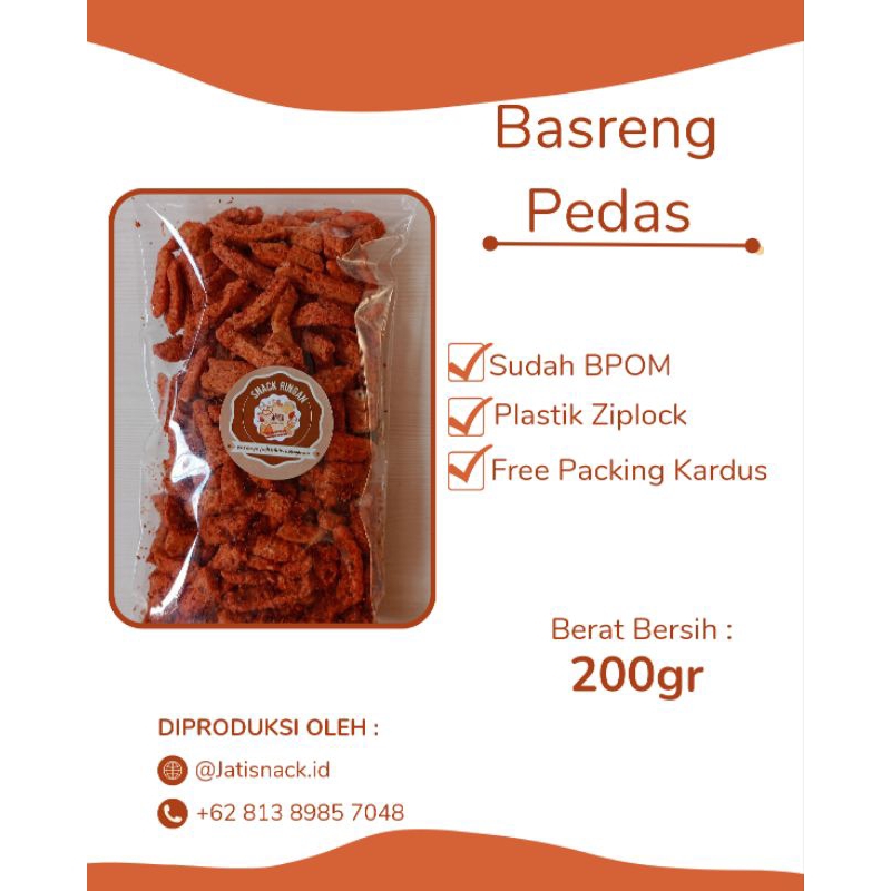 

(Jatisnack) Aneka Snack pedas serba Rp.10.000 murah meriah. Rasanya bikin ketagihan loh.