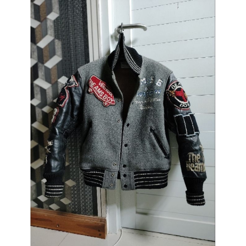 Varsity Leither Beams Boy