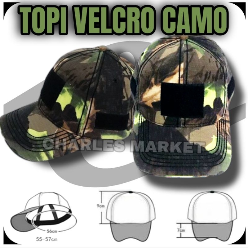 TOPI CAMO PERBAKIN  - TOPI CAMO TACTICAL  - TOPI LORENG CAMO