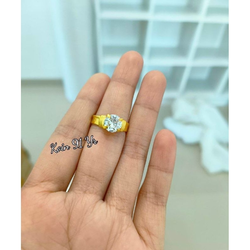cincin lapis emas 24 karat asli mirip mas 99,,% untuk wanita