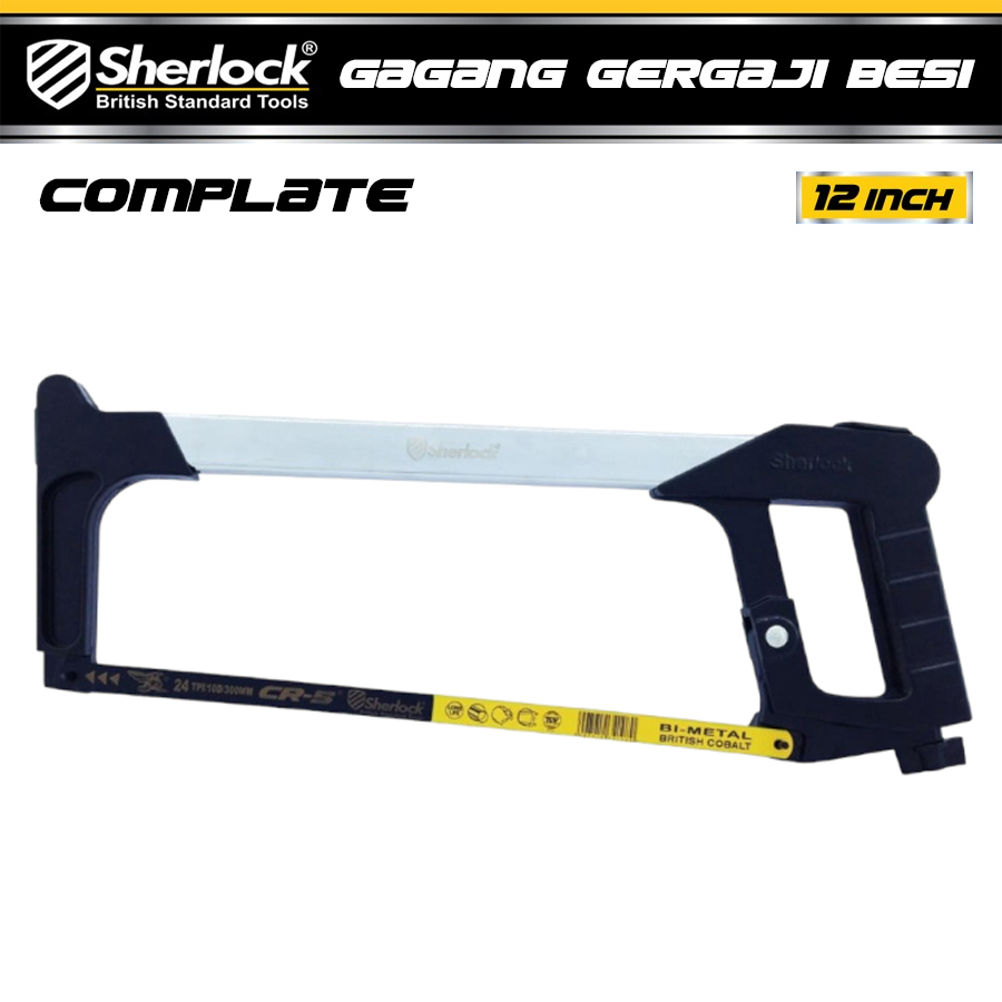 Gagang Gergaji Besi 12 inch Sherlock (Aluminium Frame)