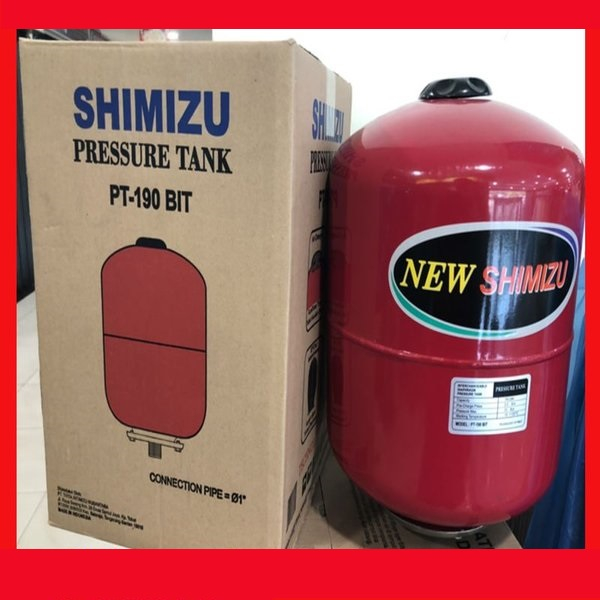 SHIMIZU TABUNG POMPA AIR / TANK POMPA AIR / PRESSURE TANK PT 190 BIT ORIGINAL GARANSI RESMI