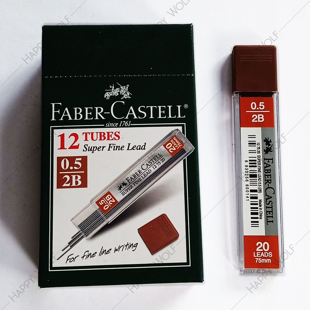 

Isi pensil mekanik Faber Castell 0.5 2B hitam