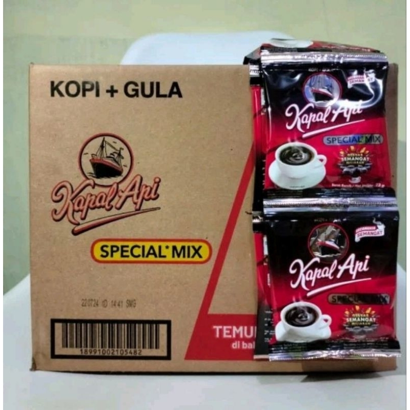 

KOPI KAPAL API SEPESIAL MIX 1DUS ISI 12 RENCENG