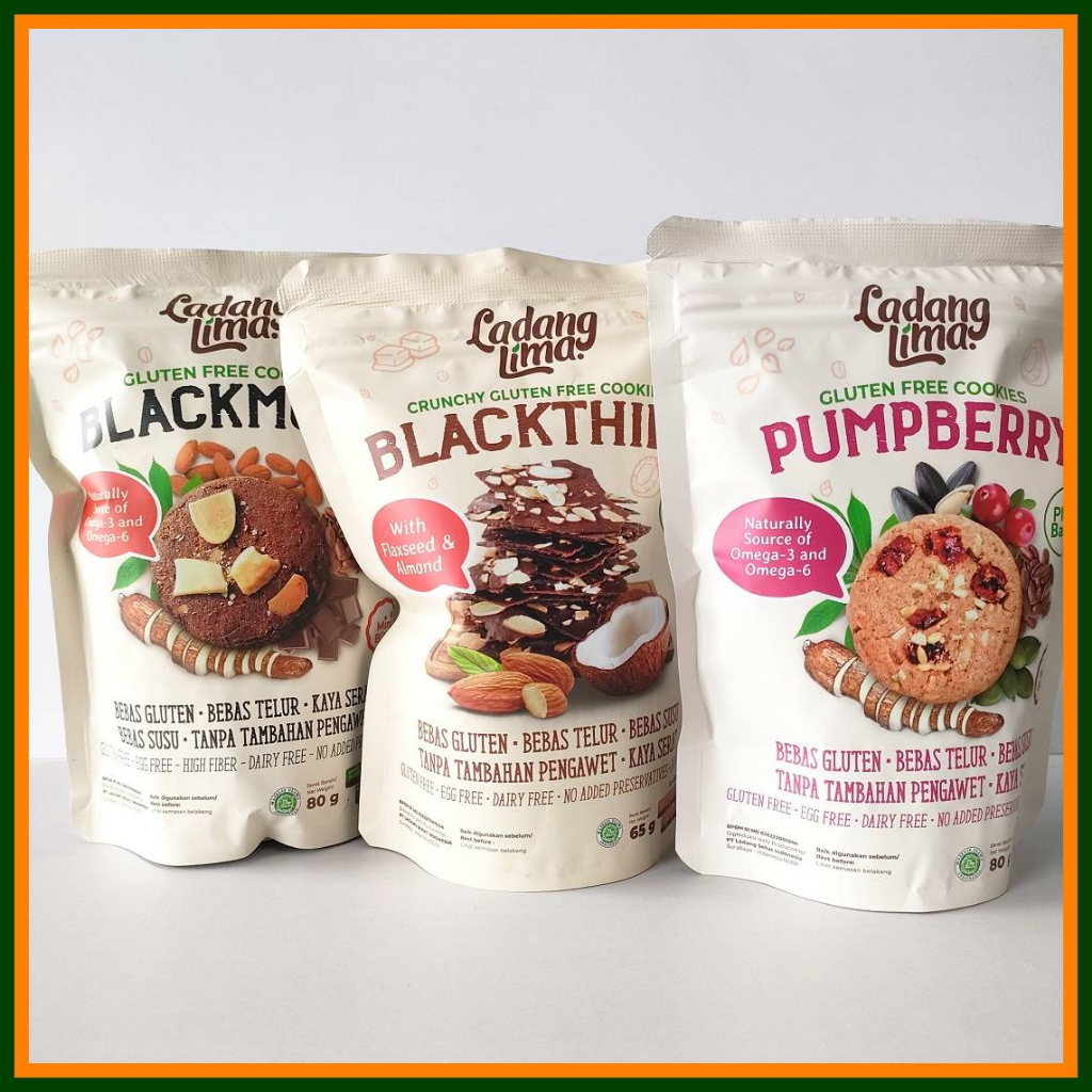 

Mini Blackmond / Blackthins / Pumpberry Ladang Lima Healthy Cookies