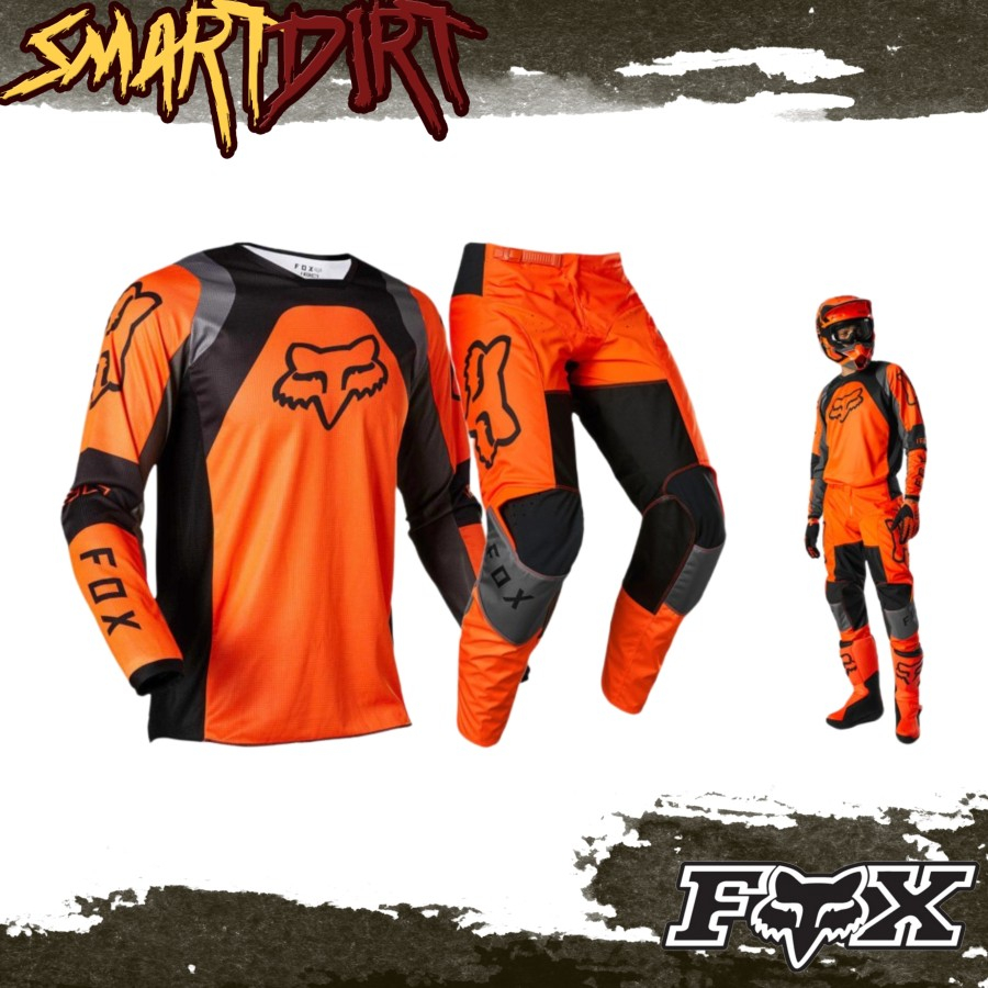 Jerset FOX 180 Lux Fox Orange Motocross Jersey FOX 180 Lux Original