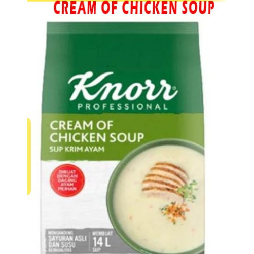 

SALE !! Knorr Sup Krim Ayam Cream Of Chicken Soup Zuppa Soup 1 kg