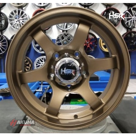 Velg Mobil Te37 HSR TOKYO R16 Lebar 6 Pcd 5X139,7 Buat Katana,Jimny,Veroza Promo Murah