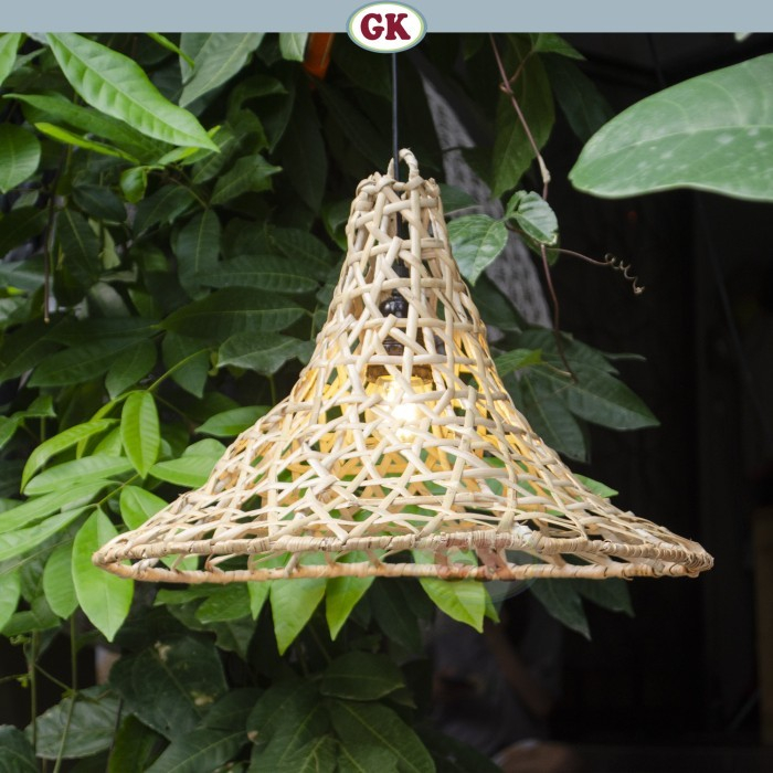 D40 lampu rotan capil /kap lampu gantung /cover lampu rotan 1066