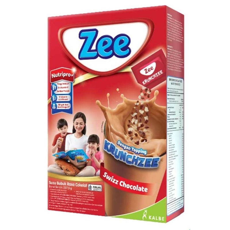 

susu Zee cokelat dan vanila 337 gram