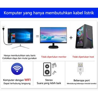 Komputer PC All-in-One Terbaru dengan Prosesor Intel Core i5 Generasi ke-8 8400, RAM 16GB, SSD 1TB, Layar 22/24/27 Inci, Cocok untuk Rumah, Kantor, dan Gaming - Garansi 1 Tahun-2
