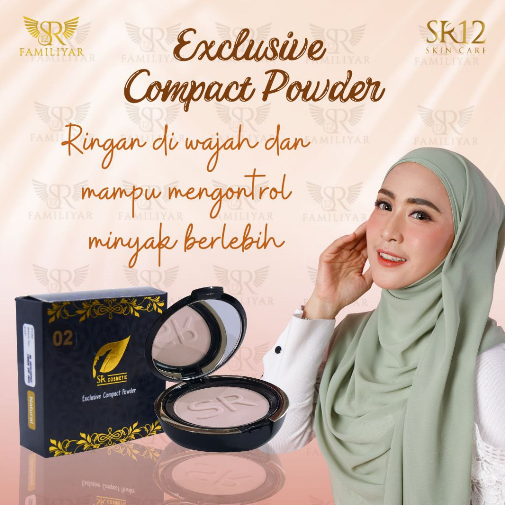 BEDAK SR12 / COMPACT POWDER SR12 / EXCLUSIVE COMPACT POWDER SR12 / NATURAL / SHEER PINK