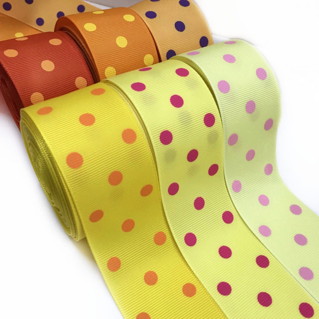 

PER 1 YARD - 3.8 CM / PITA MOTIF POLAKDOT/POLKADOT RIBBON/PITA KADO/PITA HAMPERS/PITA MOTIF/BAHAN PITA RAMBUT