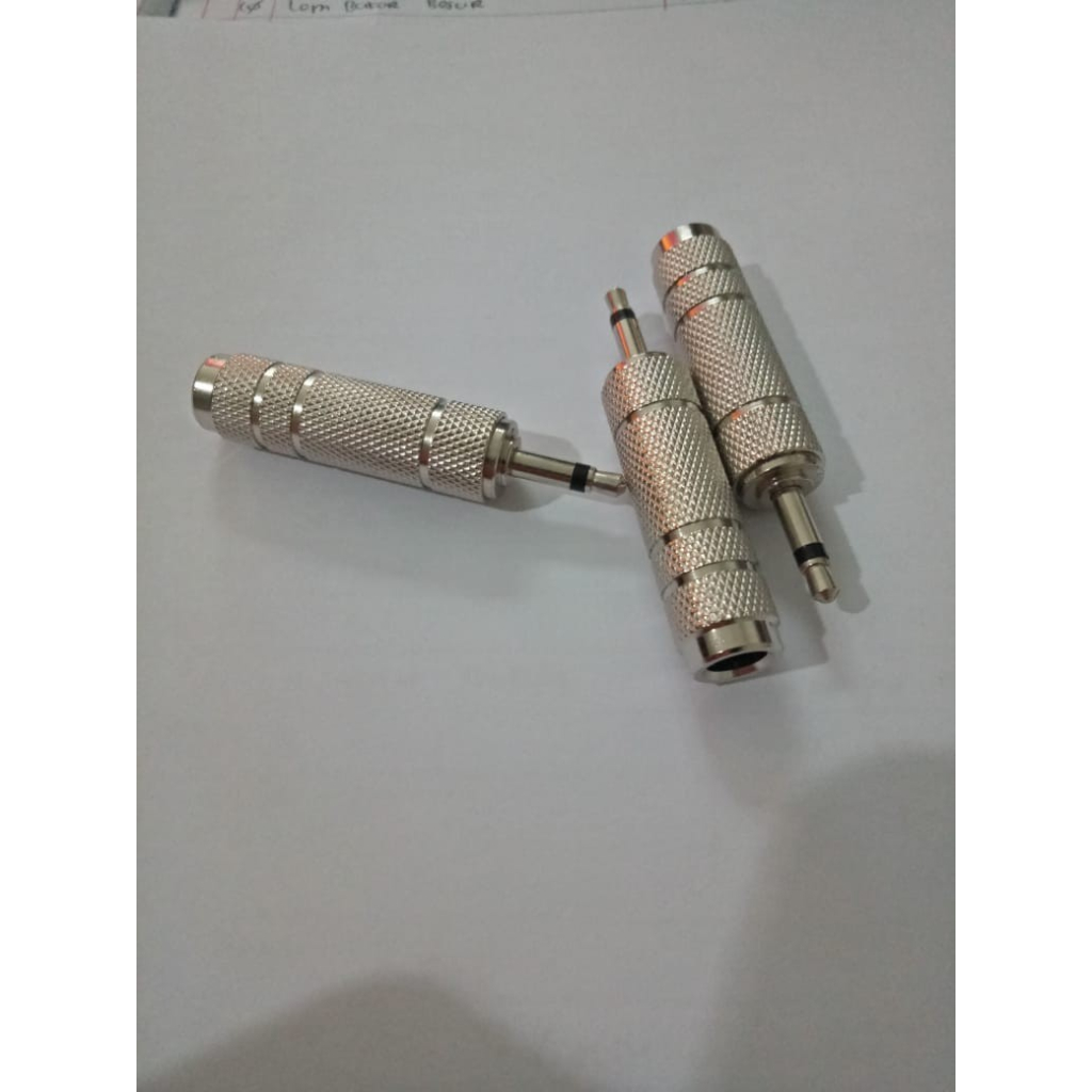 CONVERTER AUDIO JACK MONO 6.5MM TO 3.5MM
