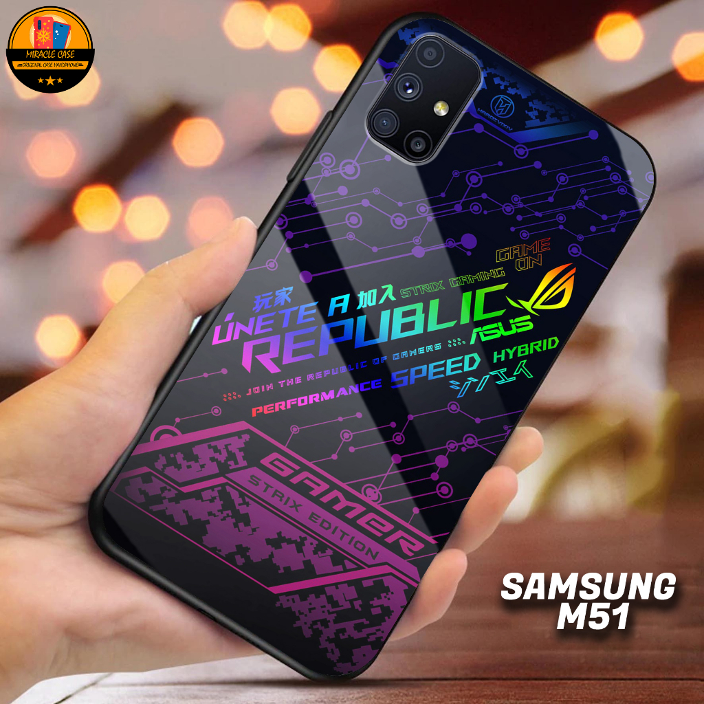 Case SAMSUNG M51 - Casing SAMSUNG M51 Terbaru 2023 MIRACLE CASE [ MOTIF 33 ] Silikon -  Case Hp SAMS