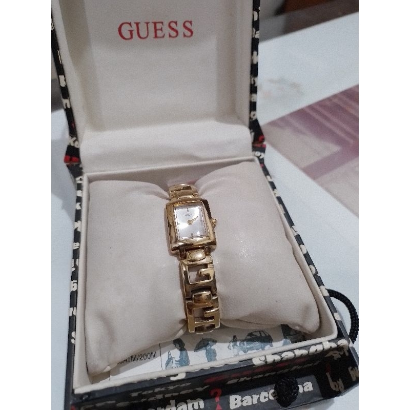 (PRE LOVED) Jam tangan Vintage Guess Original - Vintage watch for sale - Jam tangan wanita branded a