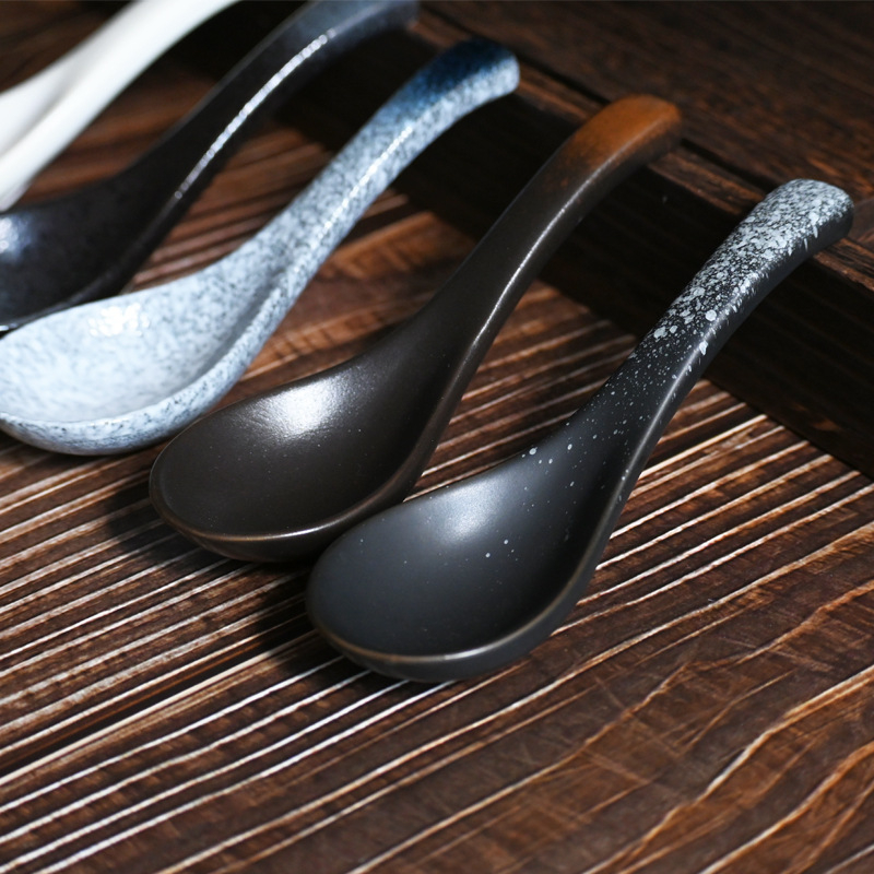 Ashome Sendok Sop Keramik Ashome Galaxy Series Berbagai Motif/ Sendok Bebek Keramik Jepang Cocok