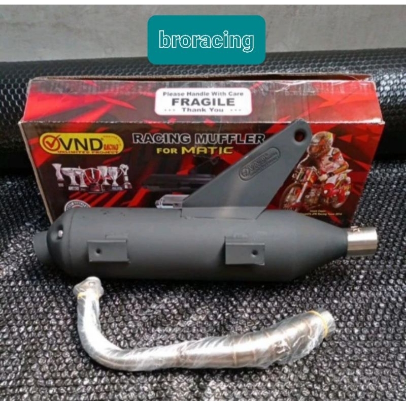KNALPOT VND STANDAR RACING MIO SPORTY / MIO SMILE / MIO SOUL CARBU / FINO CARBU