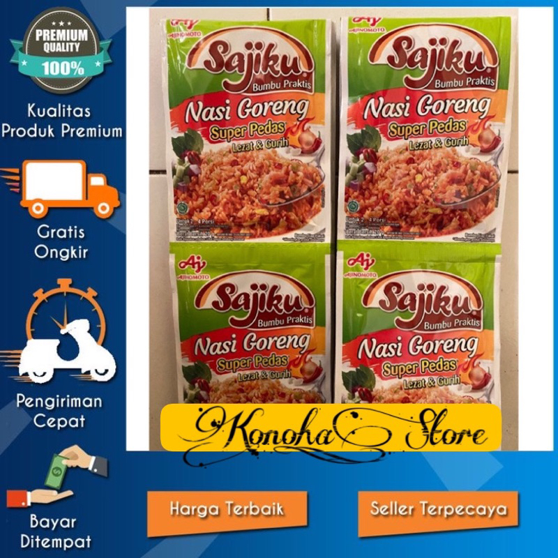 

bumbu sajiku nasi goreng super pedas ajinomoto