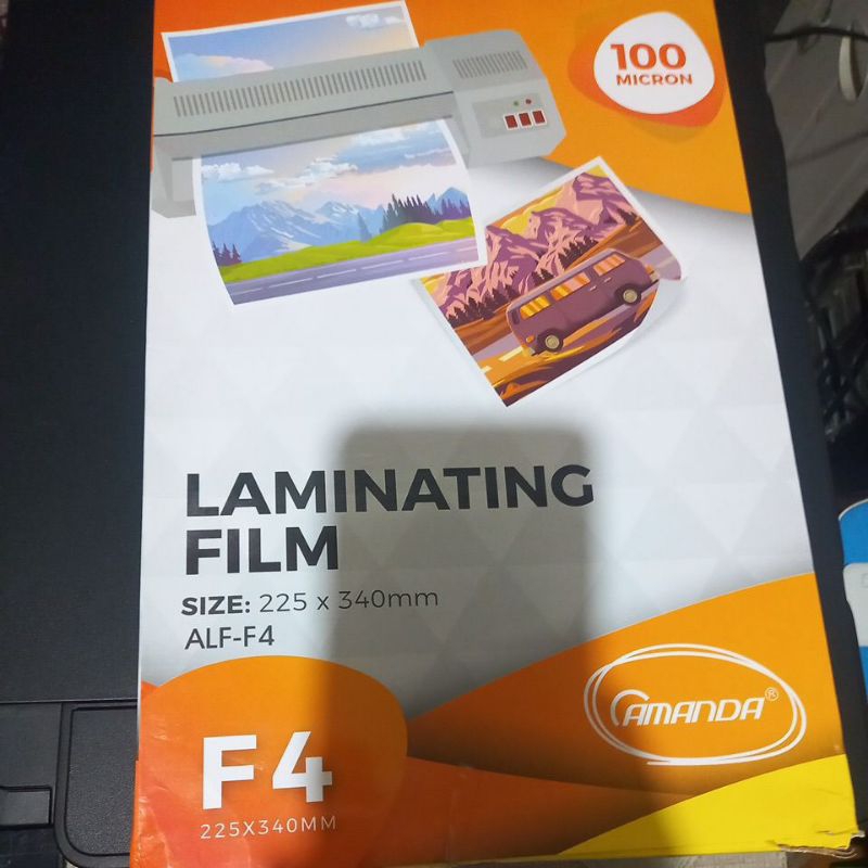 

Plastik Laminating Amanda A4 dan F4 isi 100 lembar