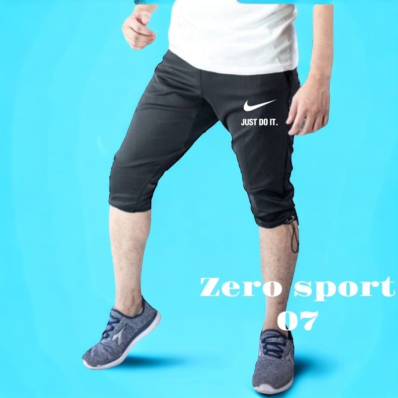 Celana Jogger Pant Pendek Sontog Olahraga Basic scuba Celana Jogger 3 4 Olahraga Pria wanita