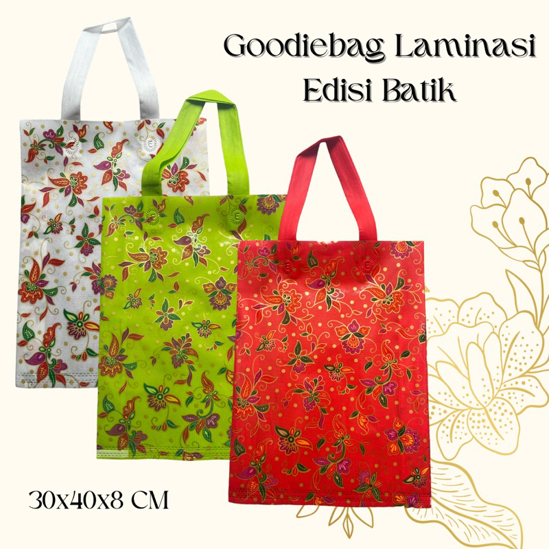 

Tas hampers goodiebag edisi batik 30x40x8cm laminasi full