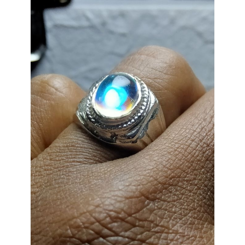 batu cincin kalimaya pelangi