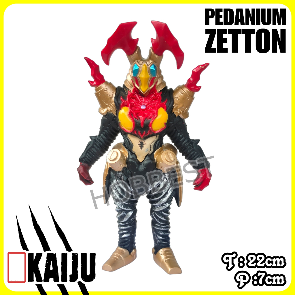 PEDANIUM ZETTON - Action Figure Monster Ultraman Geed Zero Zeton Godzilla Kaiju Miniatur Pajangan Ma