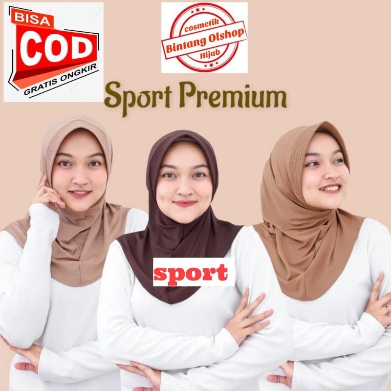 HIJAB SPORT PREMIUM JILBAB OLAHRAGA JILBAB SPORT hijab sport menutup dada hijab sporty hijab sport H