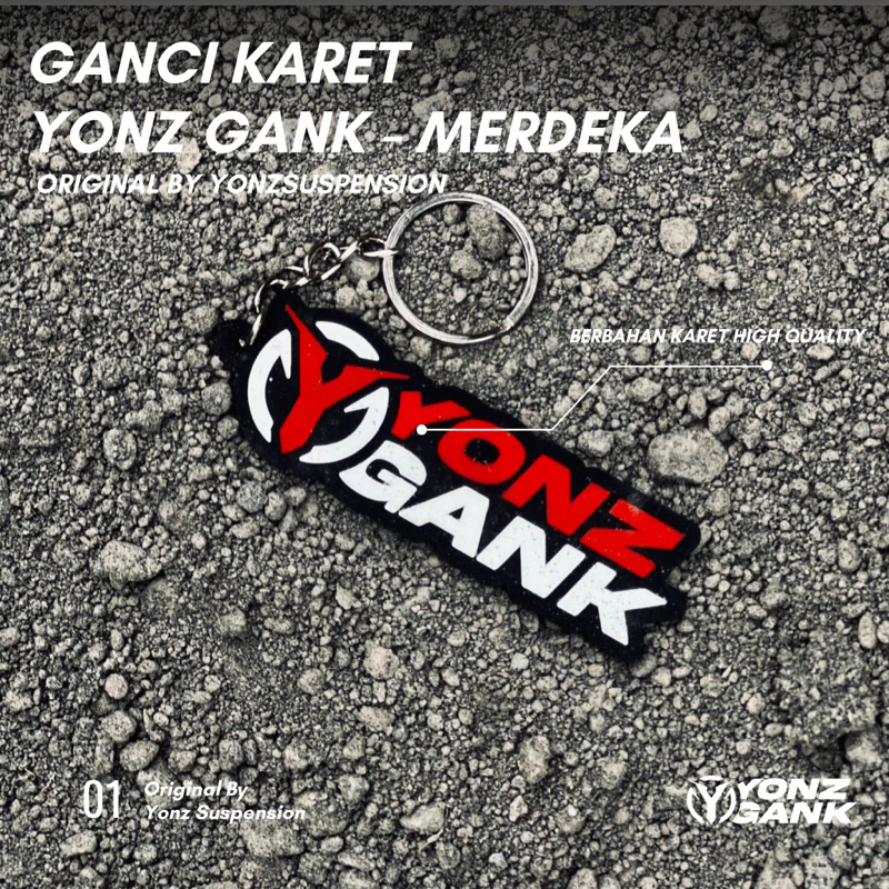 GANTUNGAN KUNCI YONZ GANK - MERDEKA