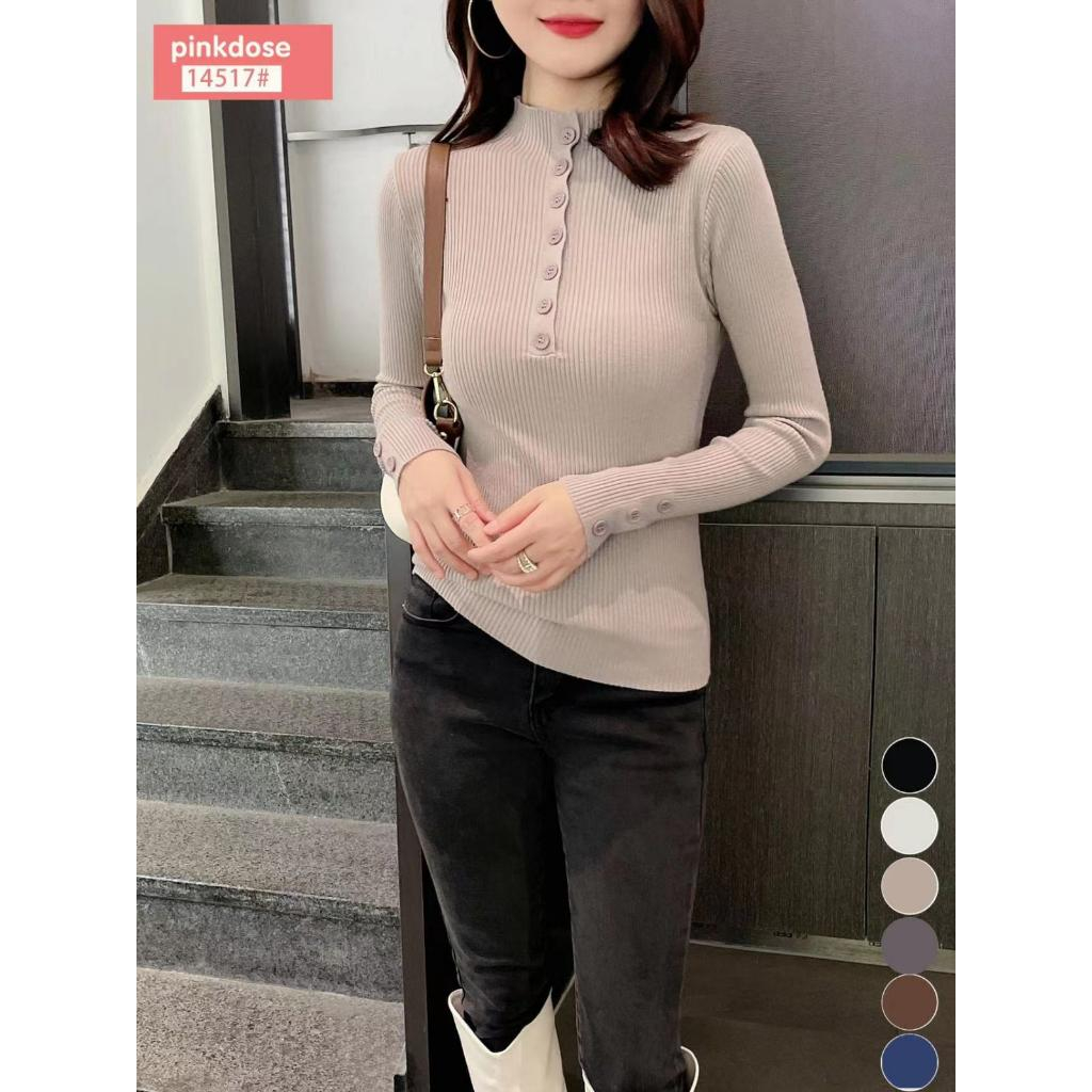 PINKDOSE- Body Fit Rajut Import Busui Kancing All Size/Manset Busui/Inner Busui/Manset Busui Lengan 