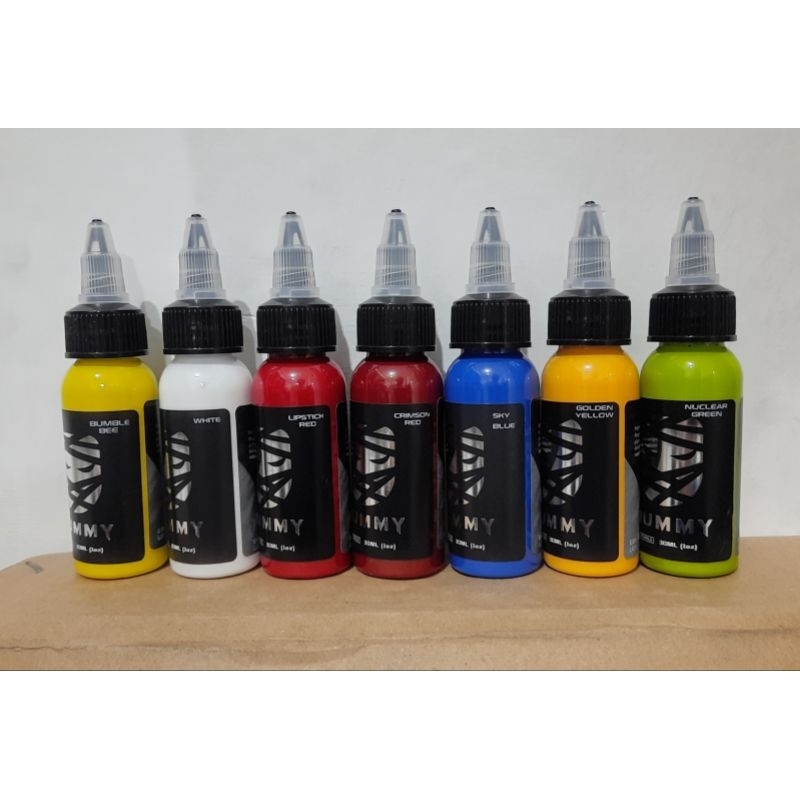 [1 PCS 100% ORIGINAL] Tinta Tattoo MUMMY INK Original USA tinta tatto tato 1 Oz 30 ML