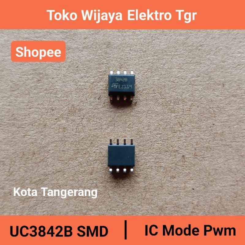 Mesin Las Sparepart | UC3842B IC Smd 8 Pin