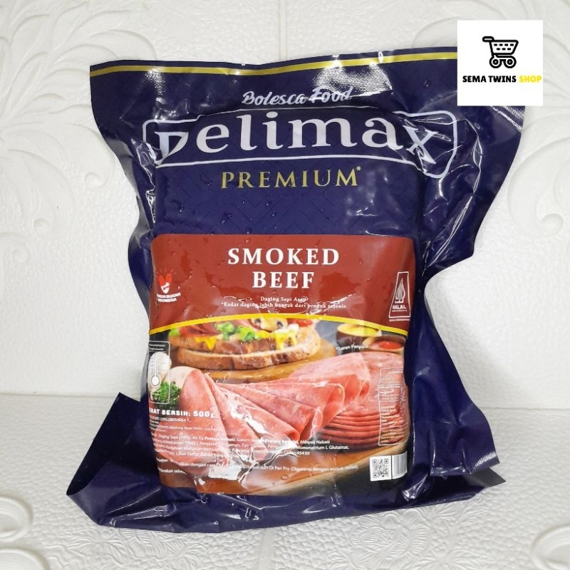 

DELIMAX SMOKE BEEF PREMIUM 500gr - Daging burger deli max