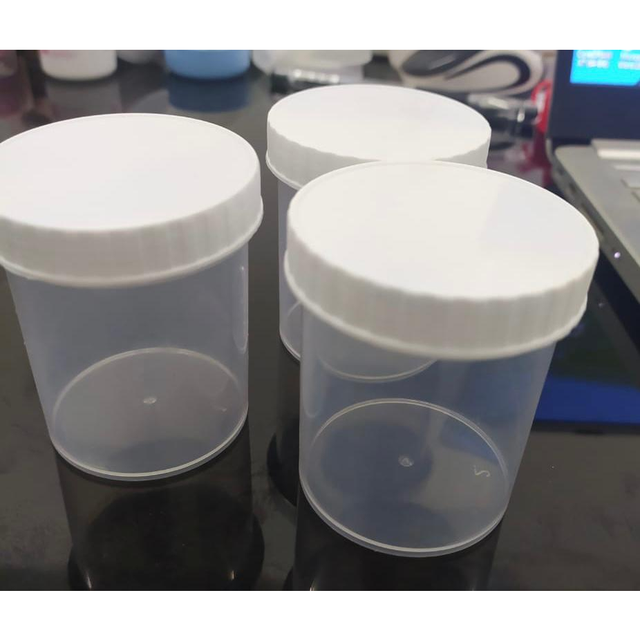 GROSIR 100pcs Pot urine/Pot Cream/Pot obat/Pot slime 100cc