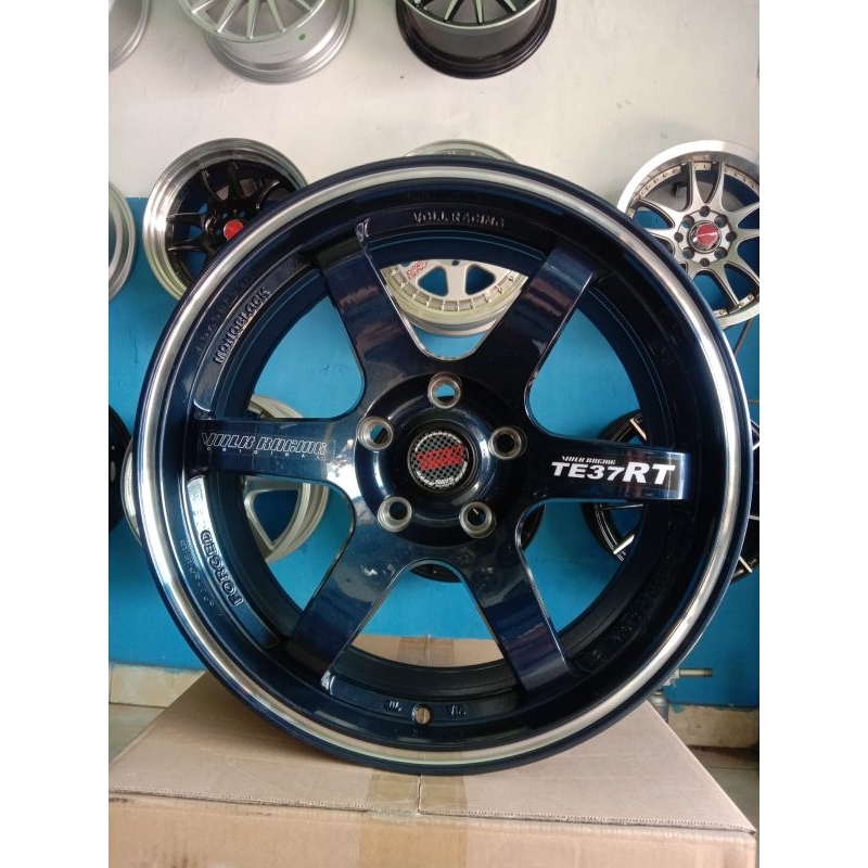 velg TE37 ring 17 pcd 5x114 cocok Rush Terios Luxio Inova dll