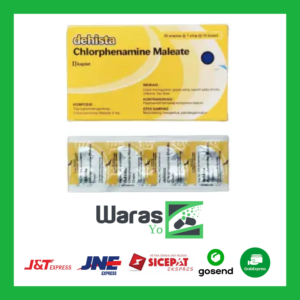 [SW] DEHISTA STRIP 10 TABLET - Obat Alergi Gatal