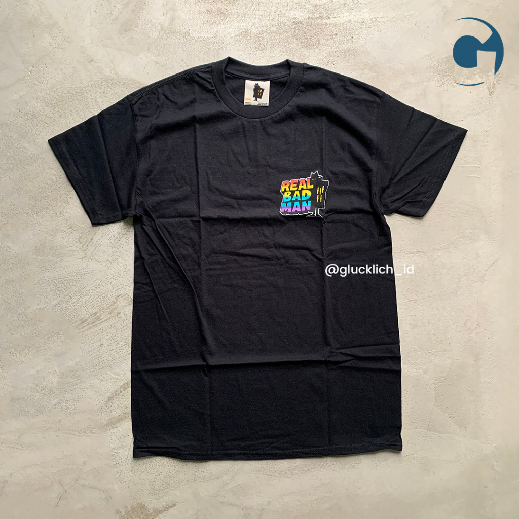 Real Bad Man, Crimewave MFG Tee in Black