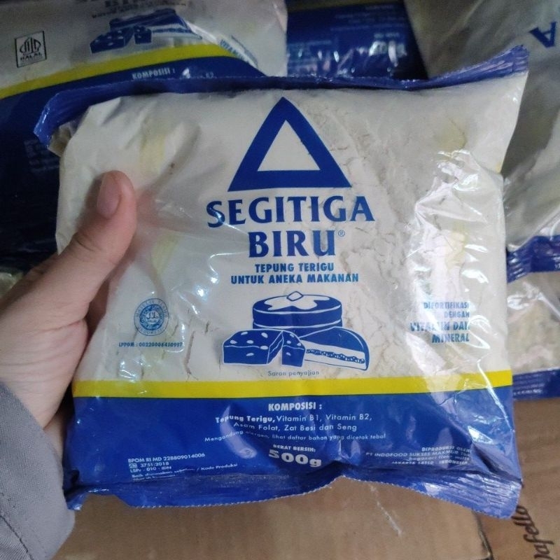 

Terigu Segitiga Biru 500 gram 1 Kg