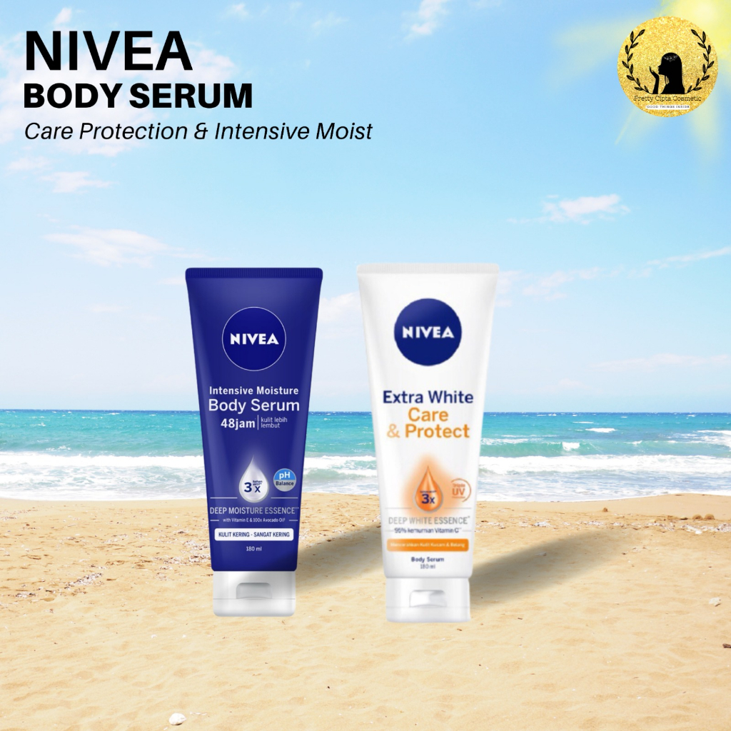 NIVEA Body Serum Care Protect 180 ml/NIVEA Body Serum Intensive Moisture 180 ml