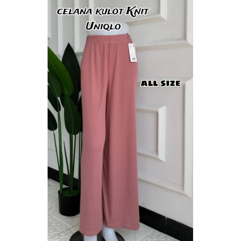 Kulot Knit High Waist Uniqlo Original