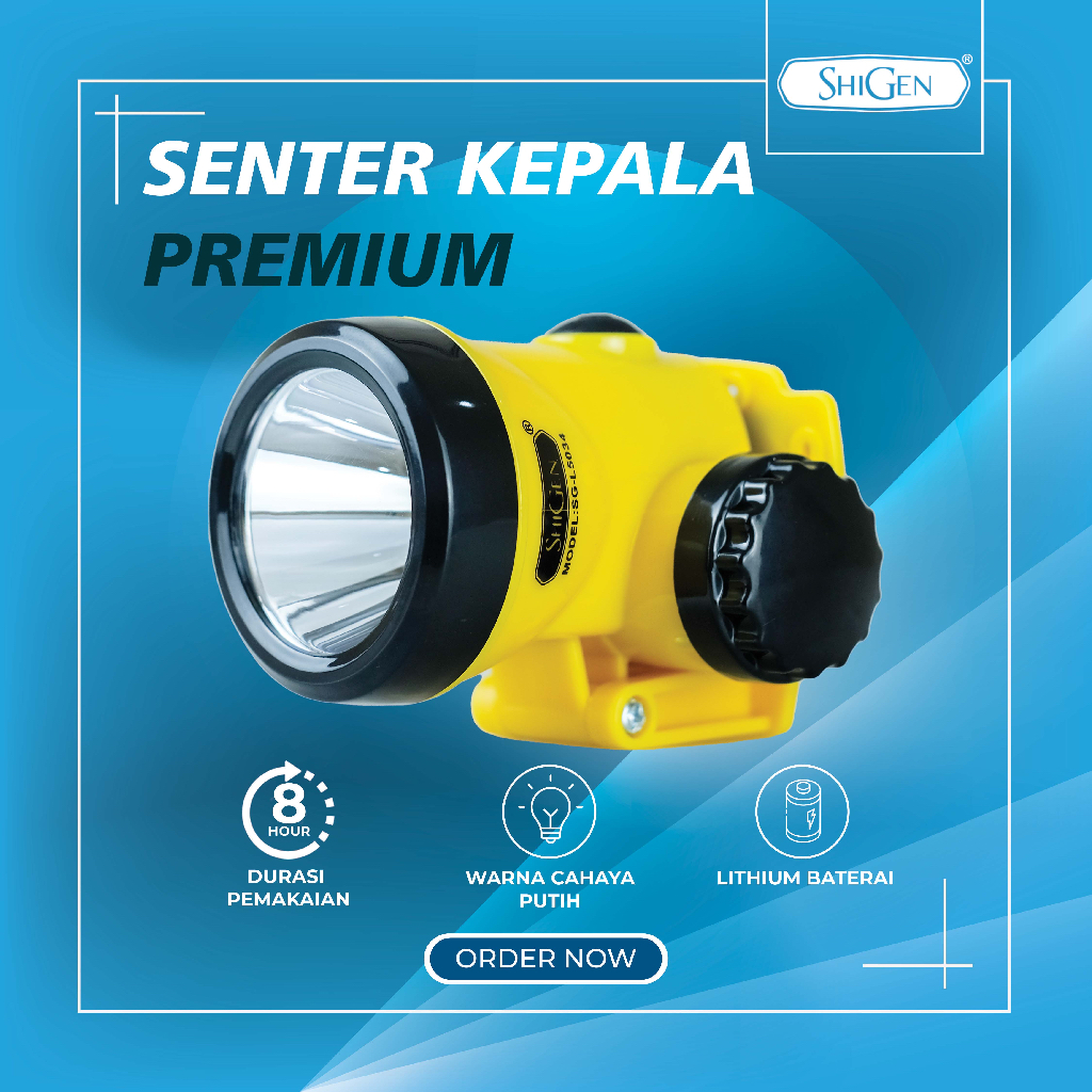 Senter kepala Headlamp Headlight SG L5034