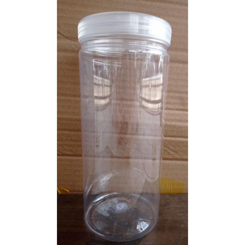 toples tabung 1300ml/toples plastik 1300 ml/ ( Jar 1300 ml )