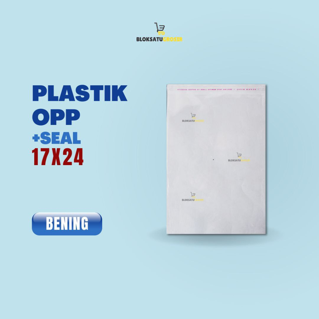 

Plastik OPP Bening Seal 17x24 Isi 100 Plastik Bungkus Undangan Plastik OPP Kota Malang