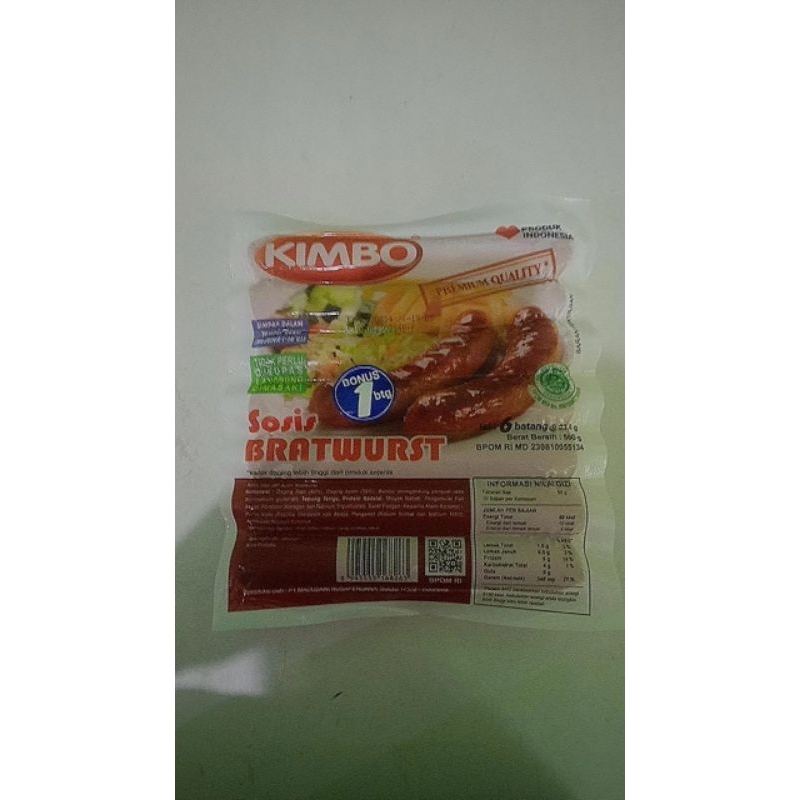 

Sosis beef bratwurst kimbo