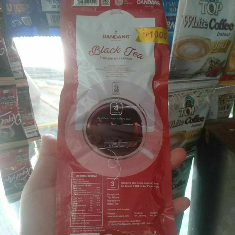 

teh dandang 2 renteng isi 20 pak