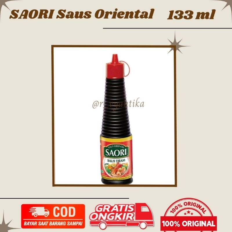 

Saori Saus Tiram Teriyaki Saus Oriental Saori 133 ml